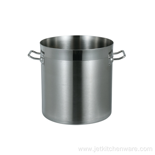 Thickened Straight Stainless Steel Soup Stock Pots